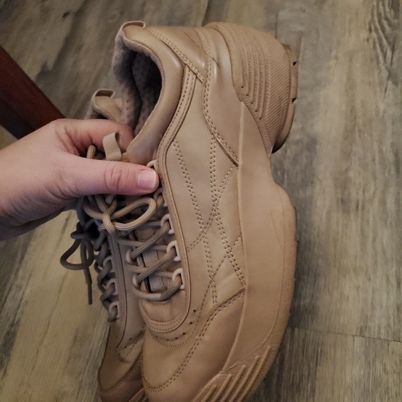 Call It Spring Vegan Chunky Tan Sneakers - Picture 9 of 13